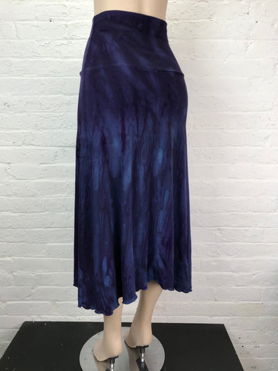Midi Skirt in Violet and Purple