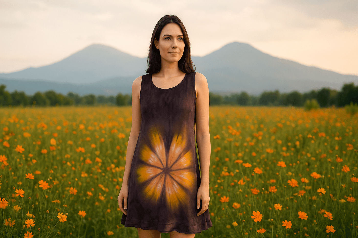 Eileen Mini Dress - Cloud Candy