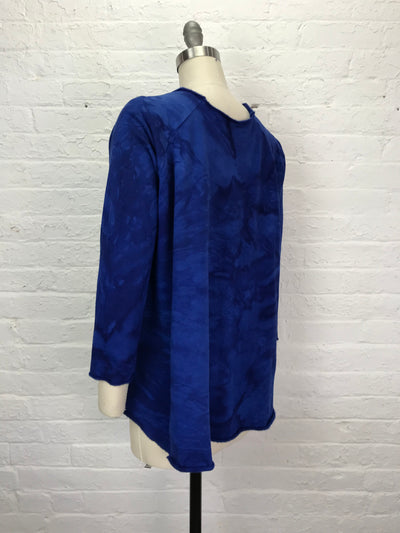 Fleece Raglan Sweatshirt in Marsh Marigold