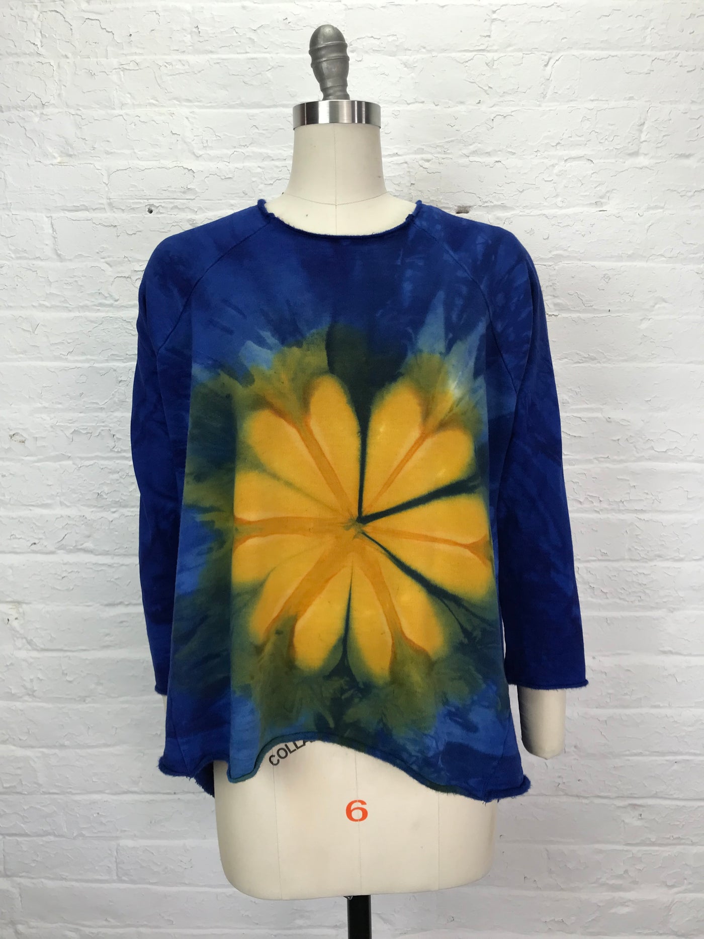 Fleece Raglan Sweatshirt in Marsh Marigold
