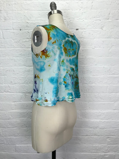 Eileen Tank Top in Flower and Water - Small