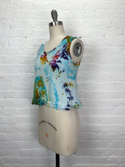 Eileen Tank Top in Flower and Water - Small