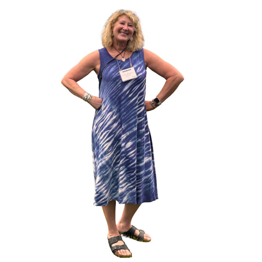 Eileen Maxi Tank Dress in Seamist