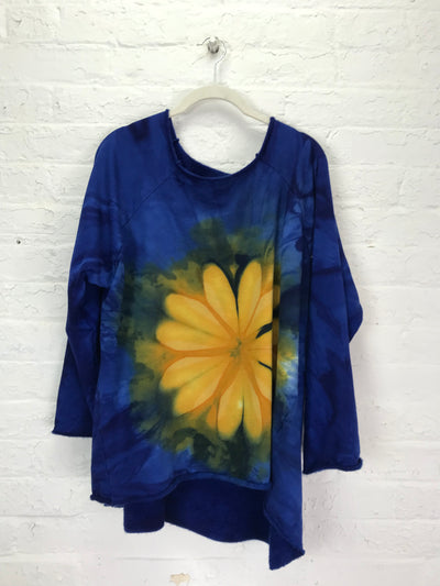Fleece Raglan Sweatshirt in Marsh Marigold