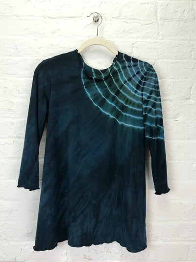 Jane 3/4 Sleeve Top in Malachite Geode