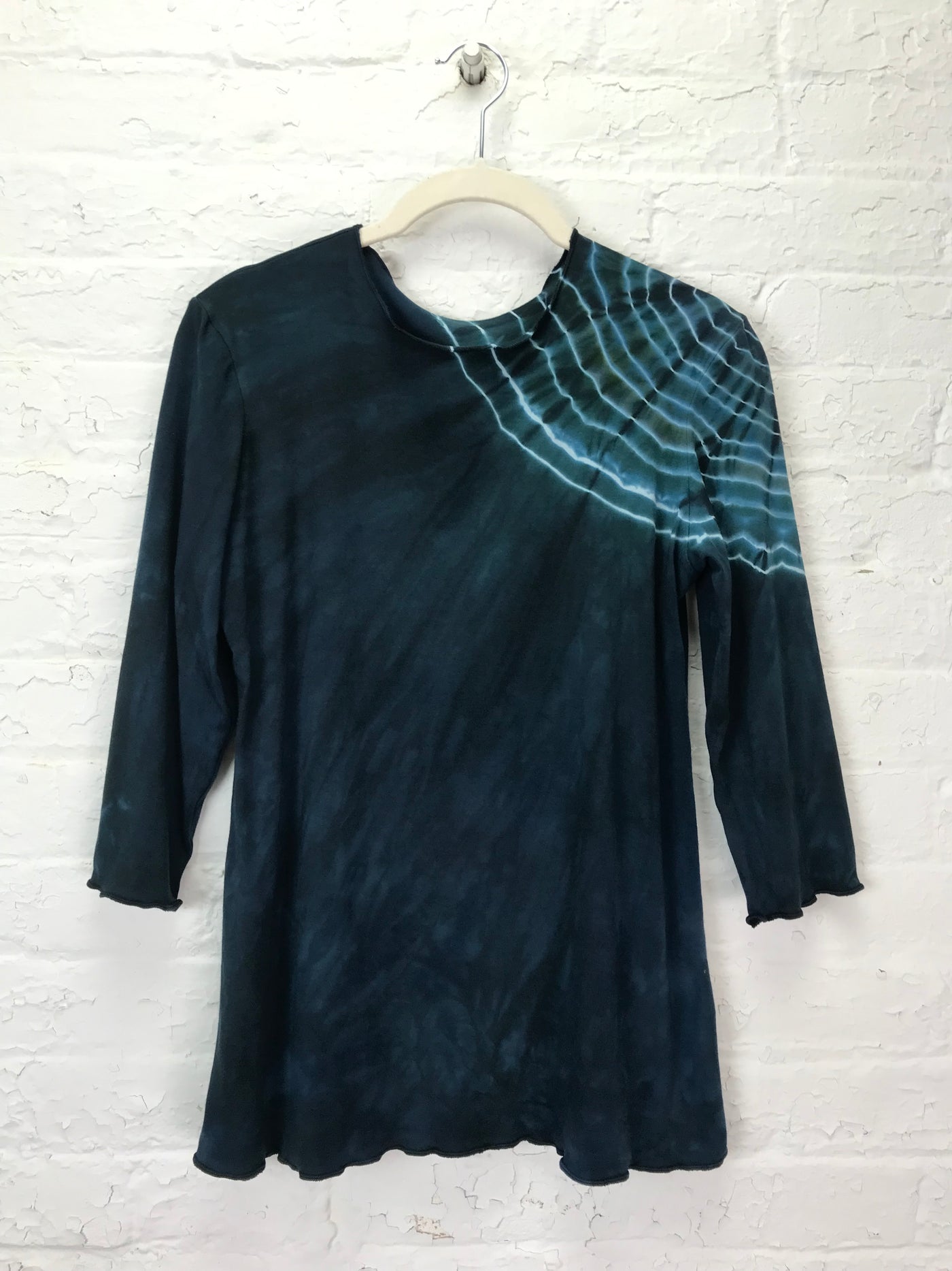 Jane 3/4 Sleeve Top in Malachite Geode