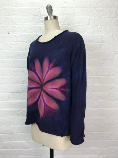 Fleece Raglan Sweatshirt in Awesome Autumn Aster