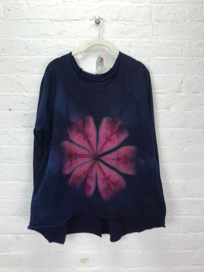 Fleece Raglan Sweatshirt in Awesome Autumn Aster