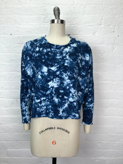 Juni Long Sleeve Fleece in Cobalt Crystal - One Size