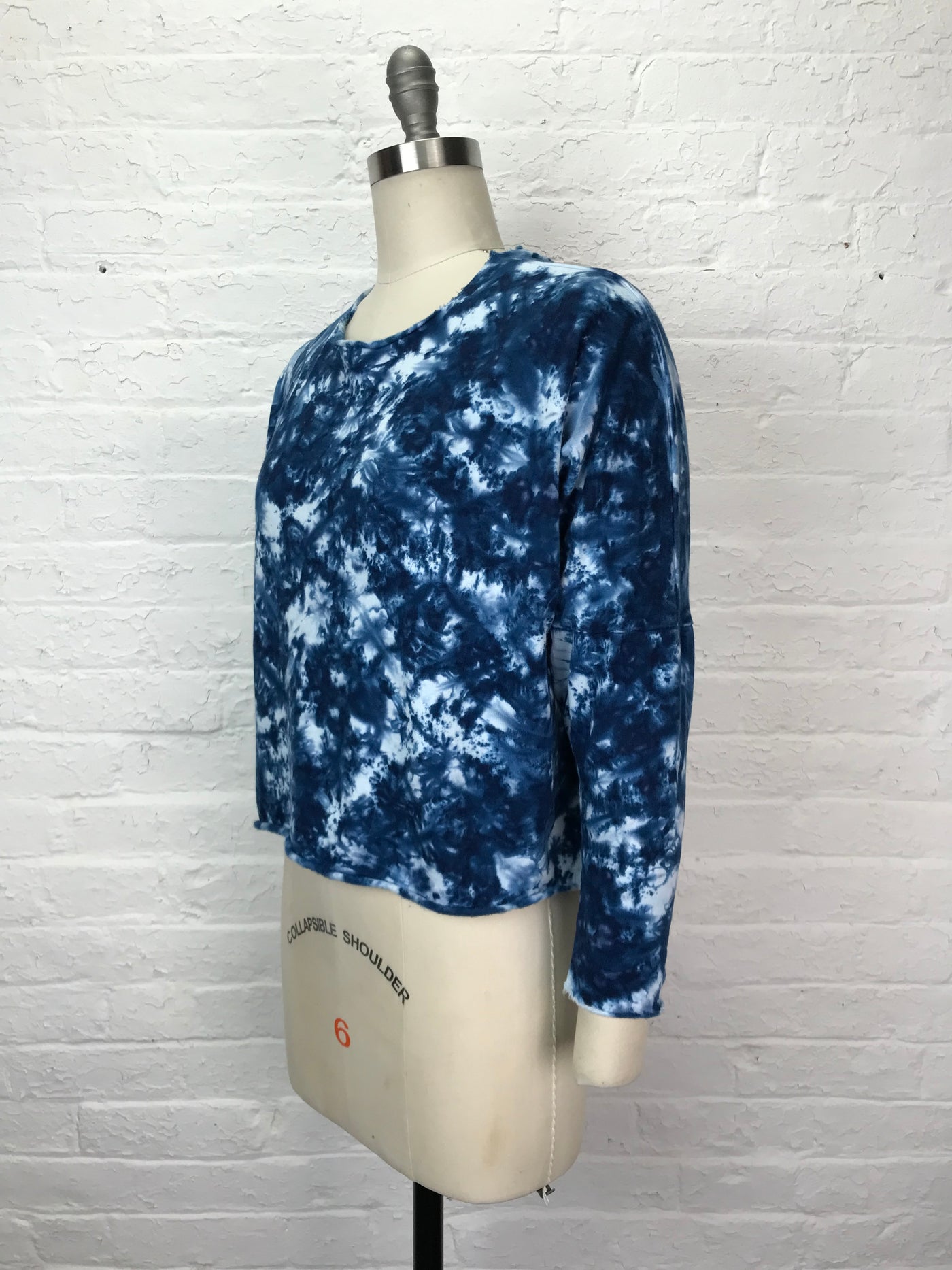 Juni Long Sleeve Fleece in Cobalt Crystal - One Size