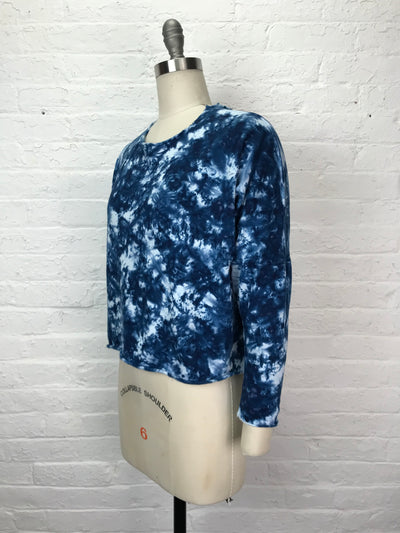 Juni Long Sleeve Fleece in Cobalt Crystal - One Size