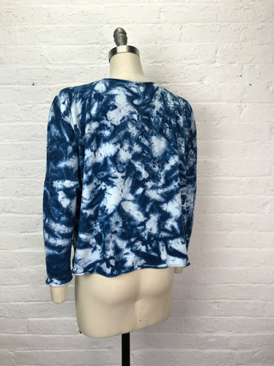 Juni Long Sleeve Fleece in Cobalt Crystal - One Size