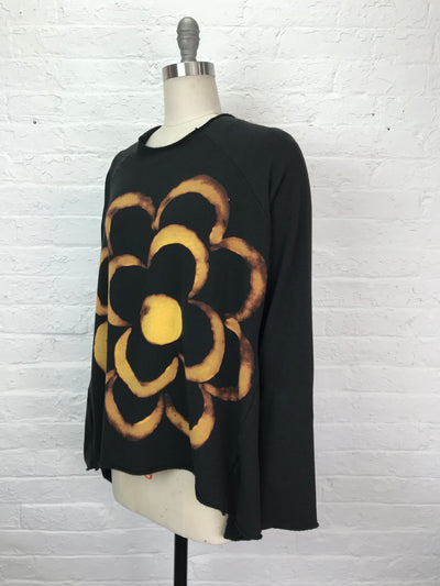 Fleece Raglan Sweatshirt in Chrysanthemum - Medium