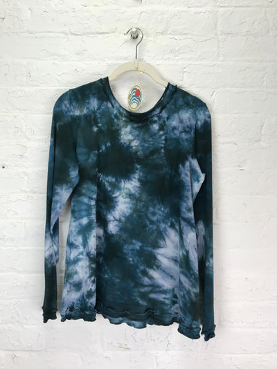 Isabella Long Sleeve Top in Stormy Seas