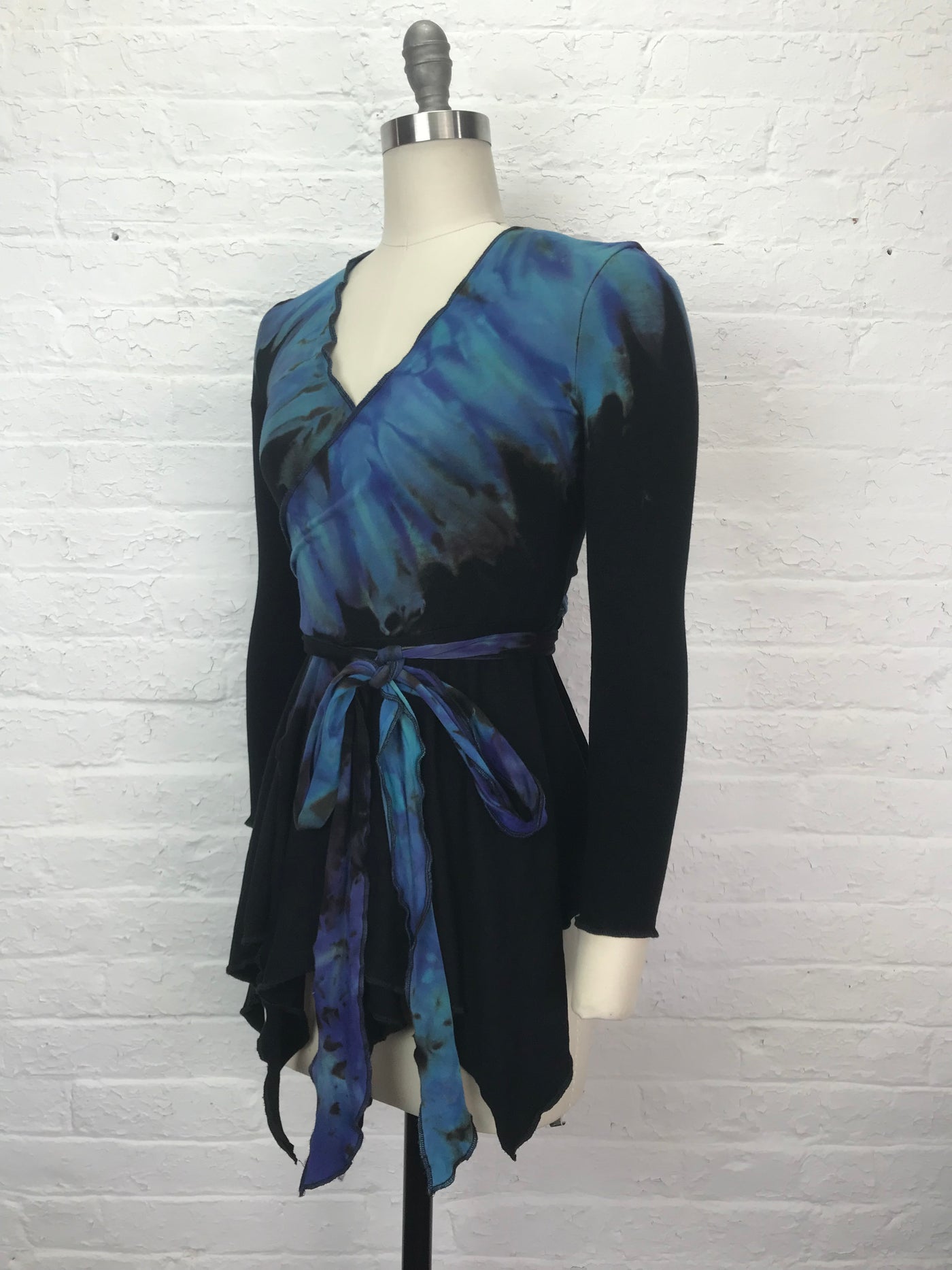 Flamenco Wrap Jacket in Icicles - XXS