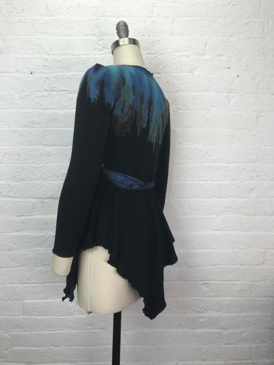 Flamenco Wrap Jacket in Icicles - XXS