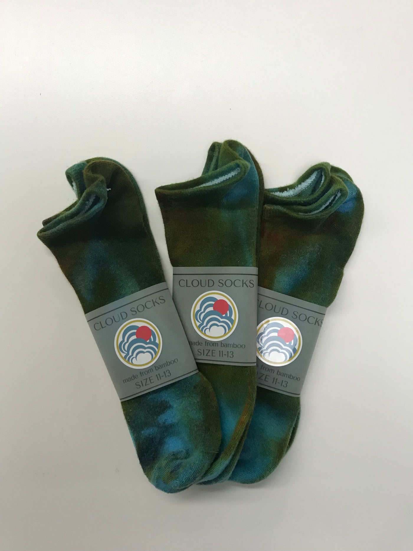 Men's Bamboo Footie Socks in Leprechaun