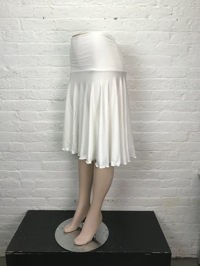 Ruffle Circle Skirt in Blank Slate - Medium