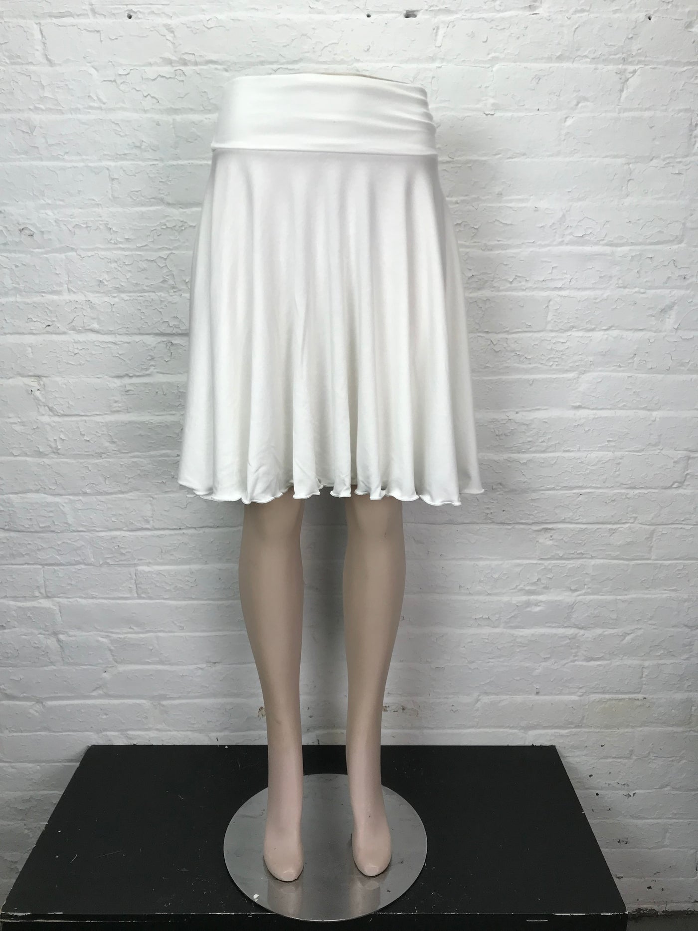 Ruffle Circle Skirt in Blank Slate - Medium