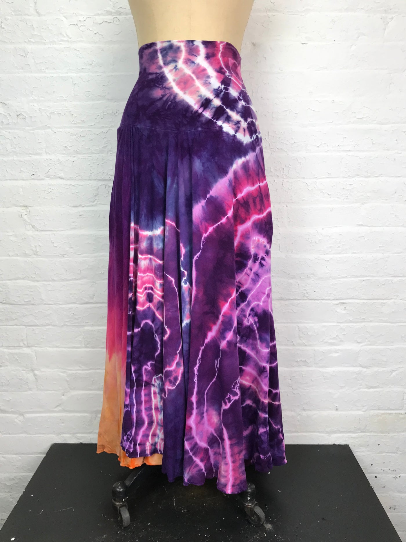 High Waisted Luxurious Wrap Skirt in Bird of Paradise with Pockets! - Medium