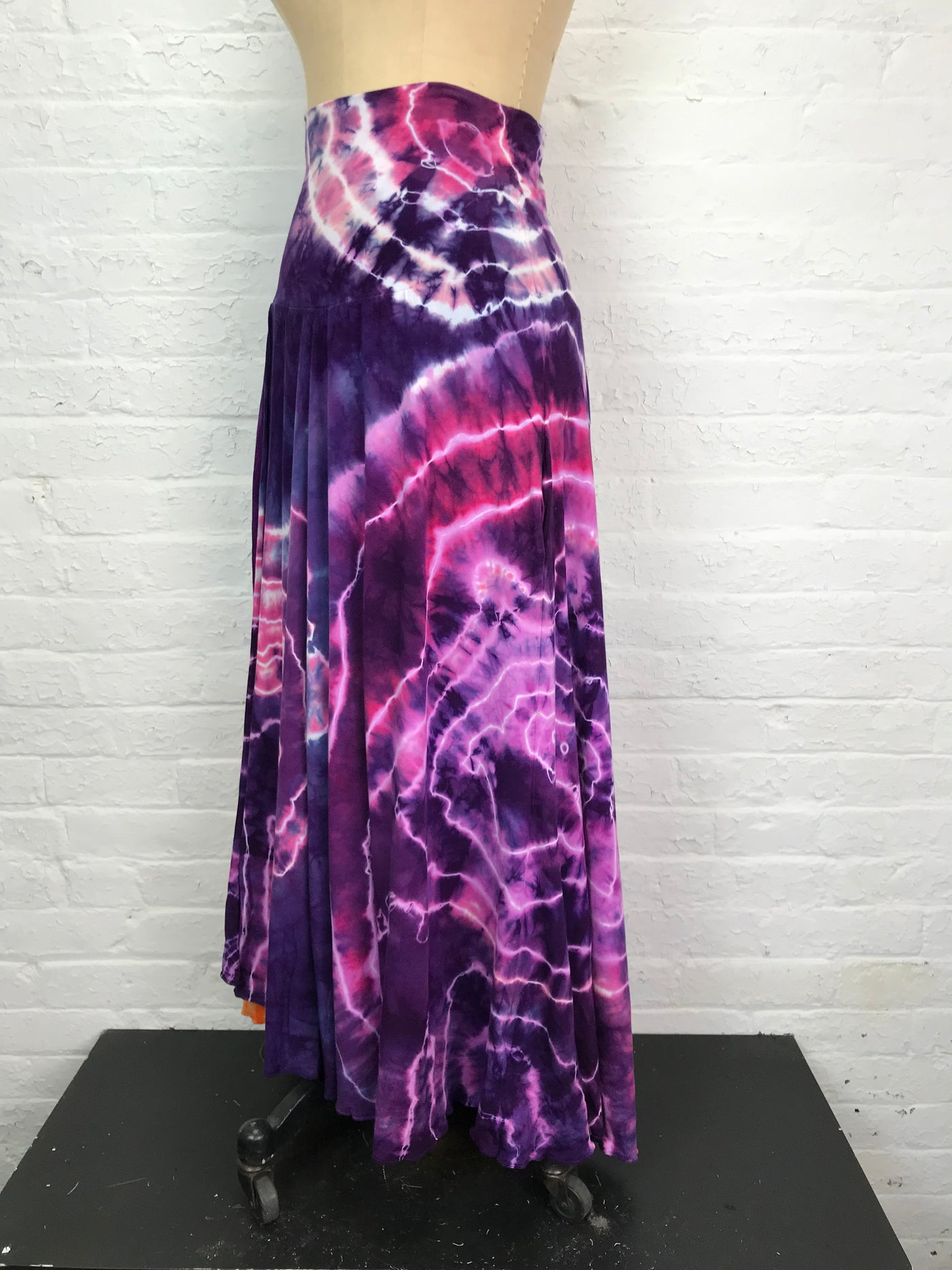 High Waisted Luxurious Wrap Skirt in Bird of Paradise with Pockets! - Medium