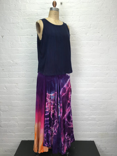 High Waisted Luxurious Wrap Skirt in Bird of Paradise with Pockets! - Medium