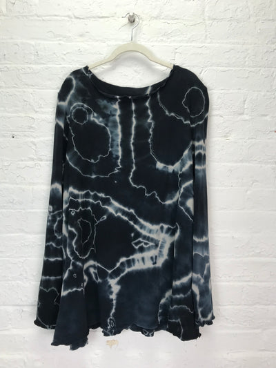 Anna Long Sleeve Tunic in Thunder and Lightning