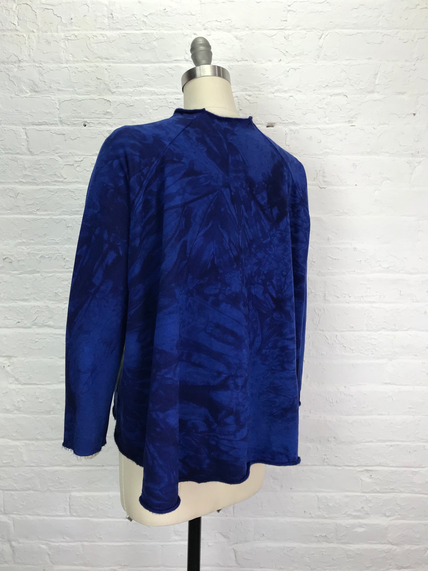 Funnel Neck Raglan Sweatshirt in Marsh Marigold