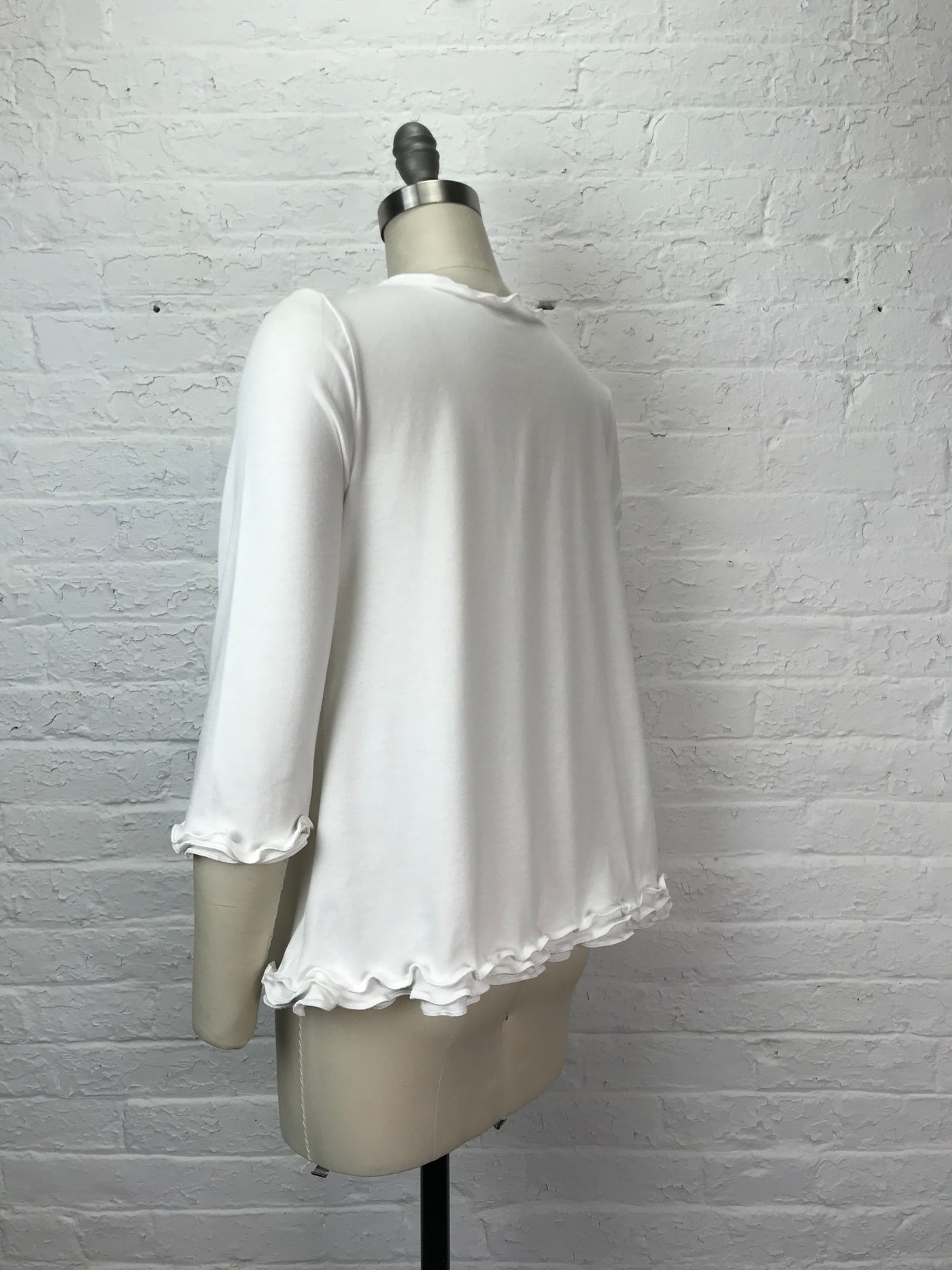 Roselle Top in Blank Slate