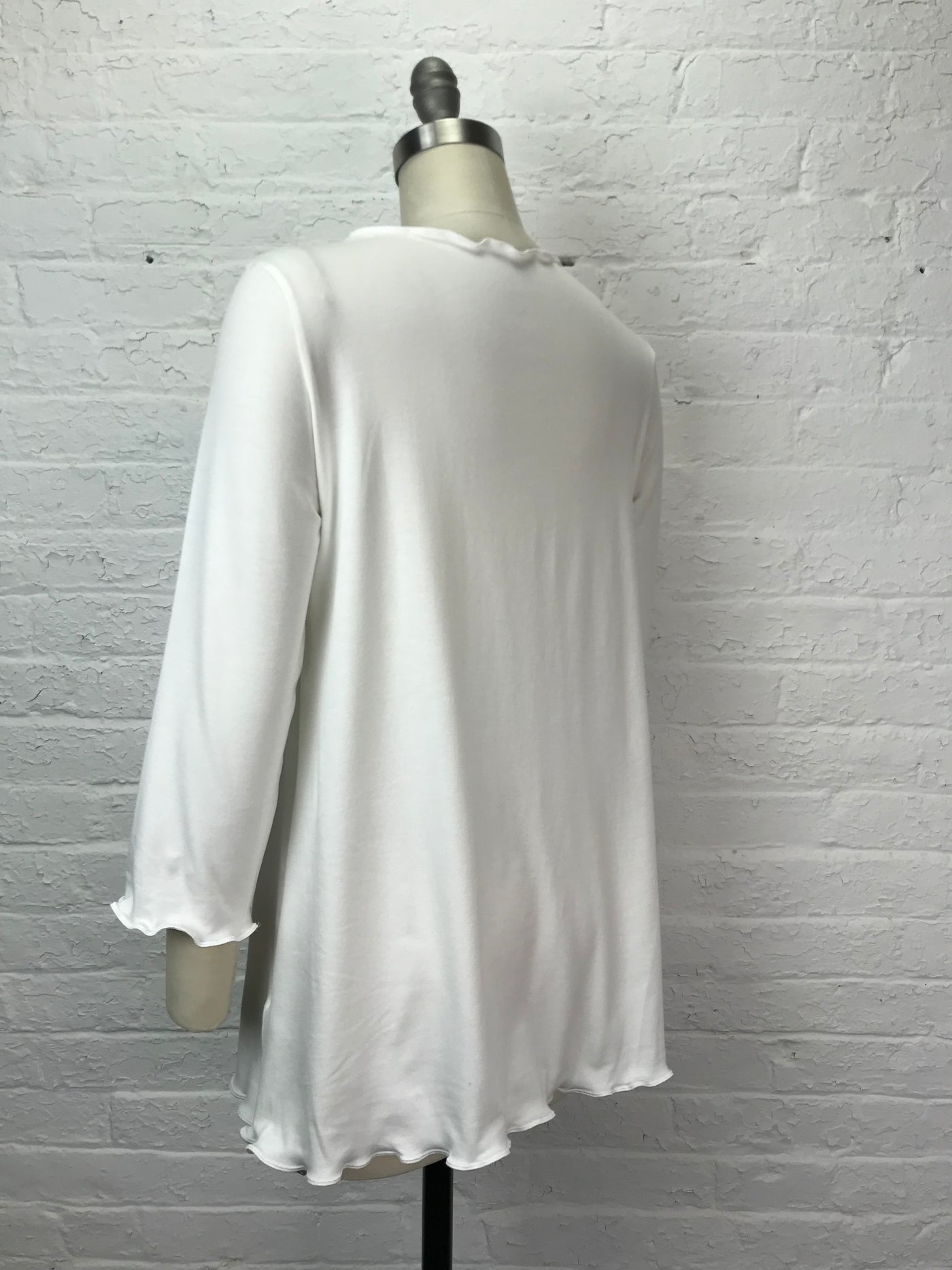 Anna 3/4 Sleeve Tunic in Blank Slate