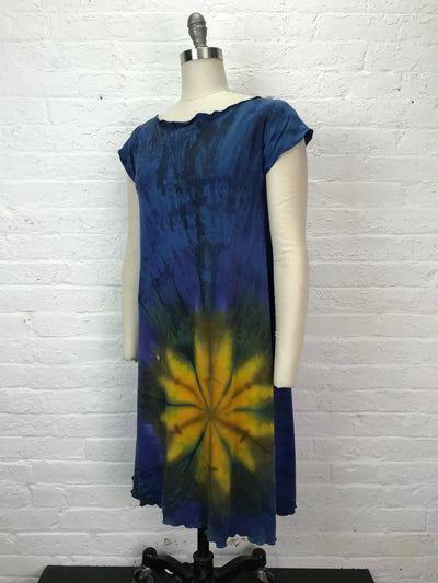 Catherine Sun Dress in Marsh Marigold - Medium