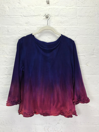 Roselle Top in Sunset Glow