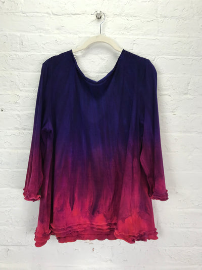 Roselle Top in Sunset Glow