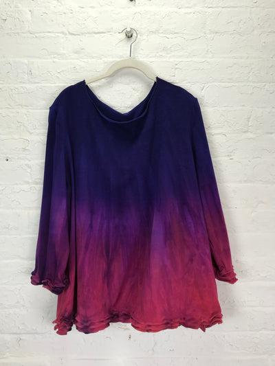 Roselle Top in Sunset Glow