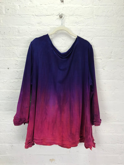 Roselle Top in Sunset Glow