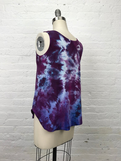 Eileen Tank Top in Lilacs and Irises