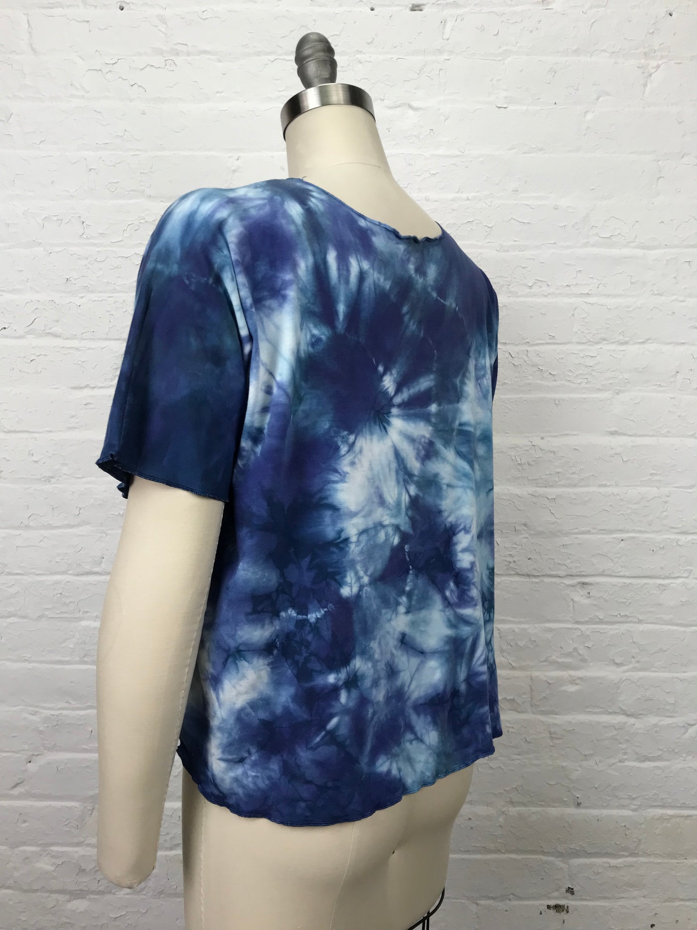 Juni Short Sleeve Top in Summer Storm Clouds - One size