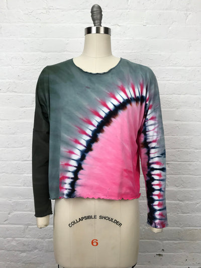 Juni Long Sleeve Top in Pink Sun - One size