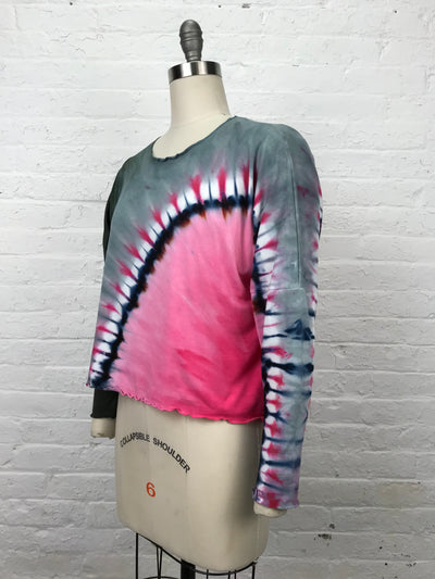 Juni Long Sleeve Top in Pink Sun - One size