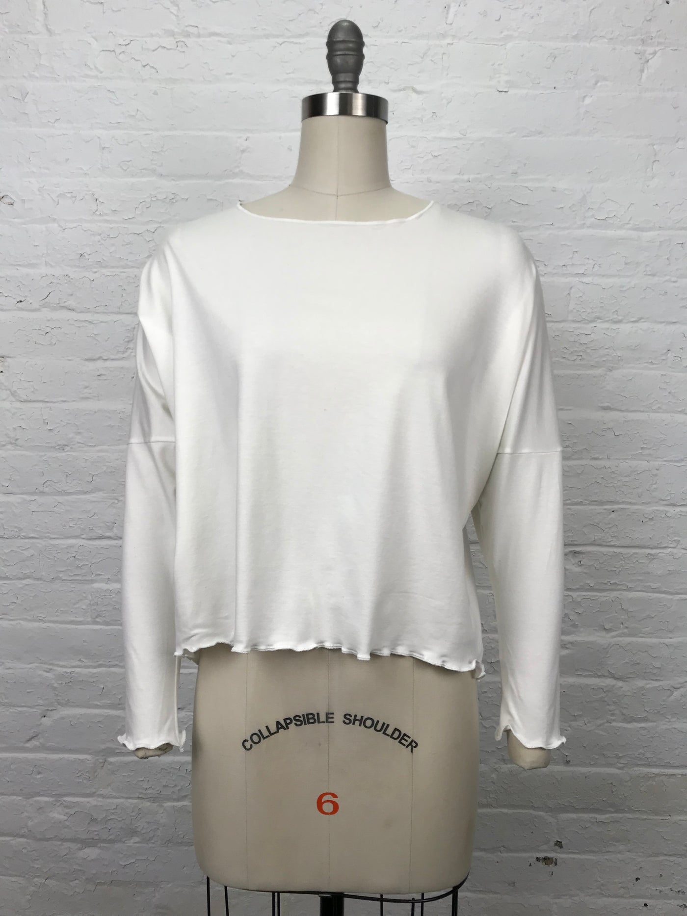 Juni Long Sleeve Top in Natural Bamboo - One size