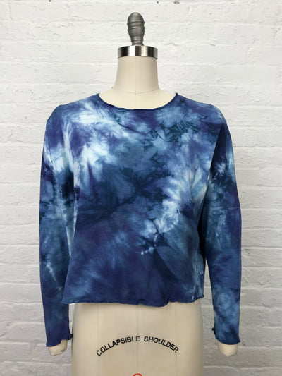 Juni Long Sleeve Top in Summer Storm Clouds - One size