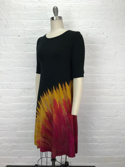 Lucille Dress in Chili Flames