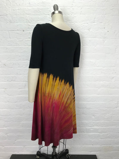 Lucille Dress in Chili Flames