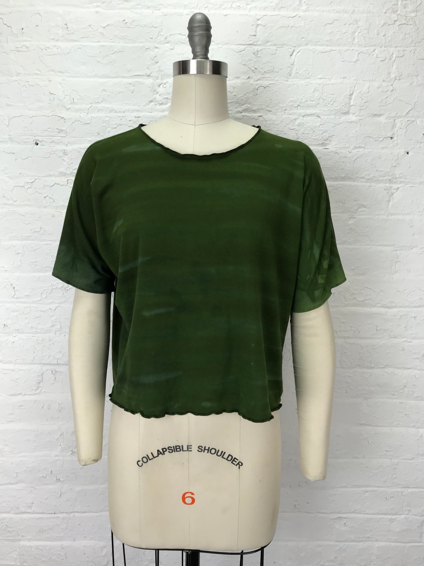 Juni Short Sleeve Petite Top in Emerald Forest - One size
