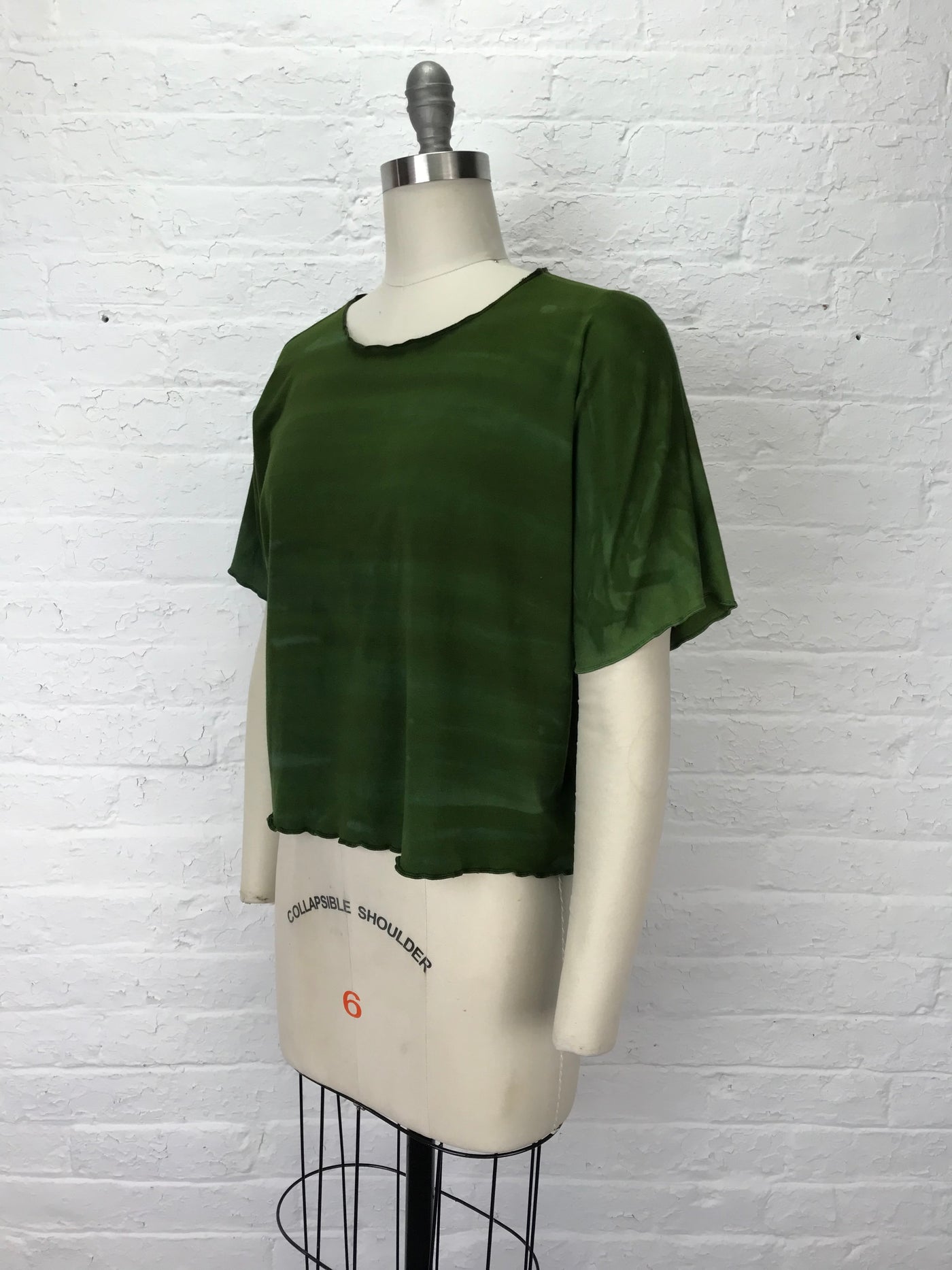 Juni Short Sleeve Top in Emerald Forest - One size