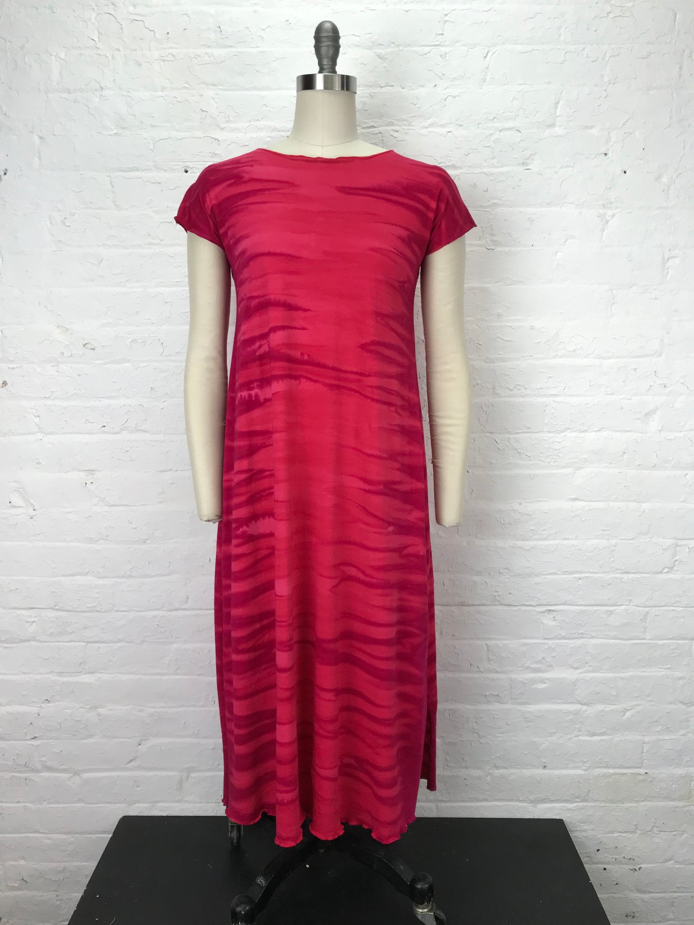 Catherine Midi Dress in Cherry Strata - Medium