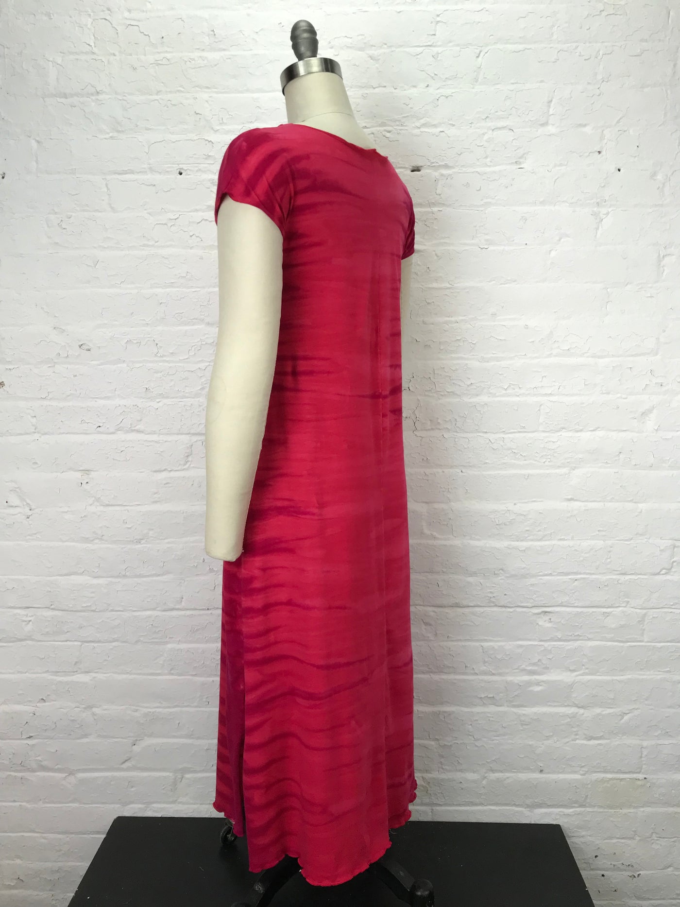 Catherine Midi Dress in Cherry Strata - Medium