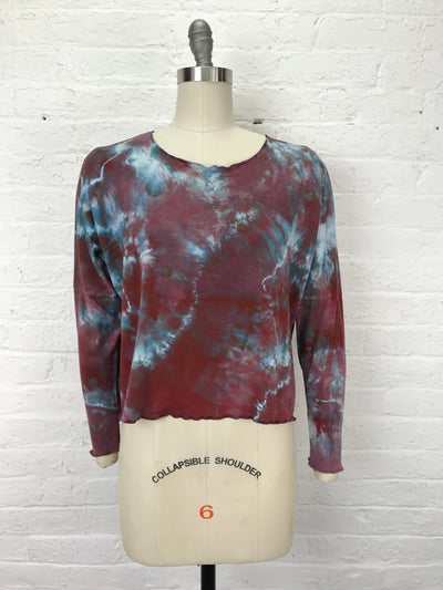 Juni Long Sleeves in Pinot Noir Tangle