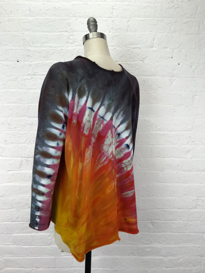 Fleece Raglan Sweatshirt in Autumn Sun