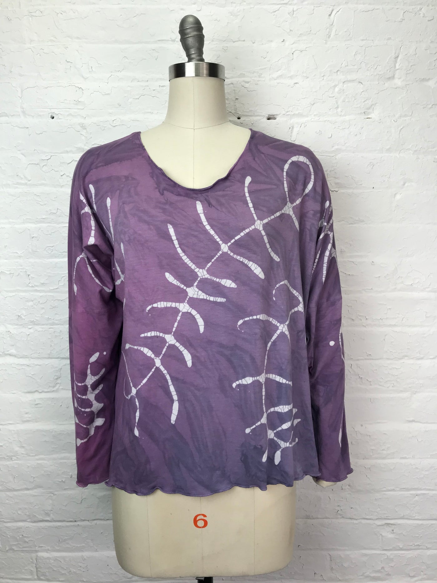 Nyla Long Sleeve Shirt in Lavender Archeology - One size